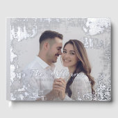 Fotogalerie White Elegant Foil Gästebuch (Vorderseite)