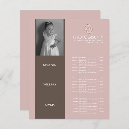 Fotogeschäft - Ihr Logo - Erdreich (Vorne/Hinten)