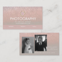 Fotogeschäft Ombre Glitzer Ihr Logo 