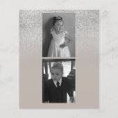 Fotogeschäft Silver Glitzer Your Logo Menu (Rückseite)