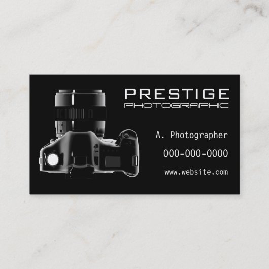 Fotogeschäft Visitenkarte (Vorderseite)