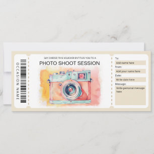 Fotogeschenkgutschein Einladung