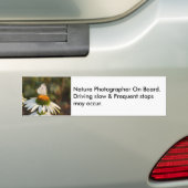 Fotograf an Bord des Autoaufklebers Autoaufkleber (Auf Auto)