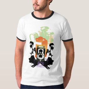 Fotograf auf dem Shirt der Männer