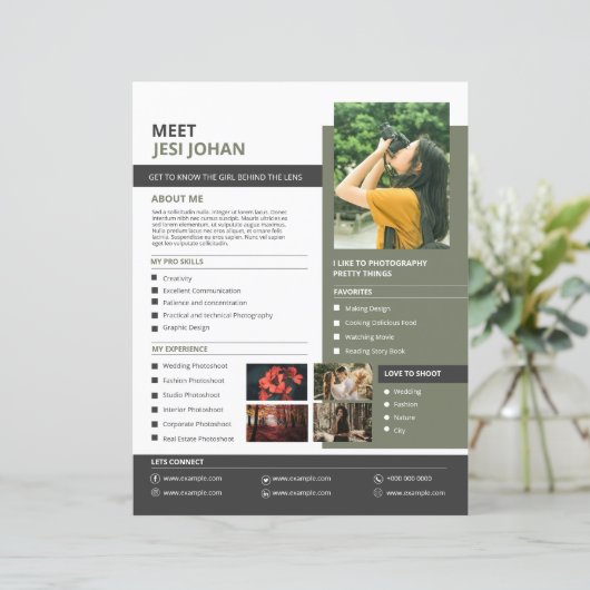 Fotograf auf meiner Seite (Stehend Vorderseite)