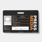 Fotograf Ausweis (Rückseite)