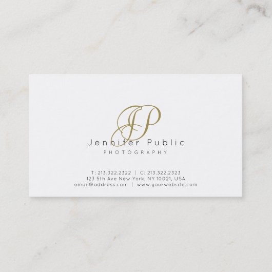 Fotograf Beauty Salon Haar Stylist Gloss Visitenkarte (Rückseite)