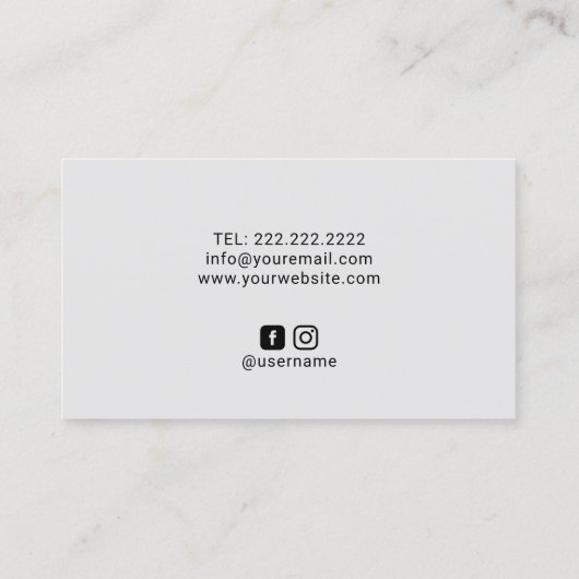 Fotograf Beruflich Camera Fotografy Visitenkarte (Rückseite)