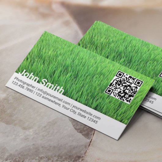 Fotograf Beruflich QR Code Fotografie Visitenkarte