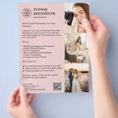 Fotograf Berufliche Fotografie Flyer (Hand)