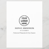 Fotograf Berufliche Fotografie Flyer (Hinten)