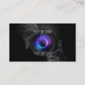 Fotograf Berufliche Hände Fotografie Visitenkarte (Vorderseite)