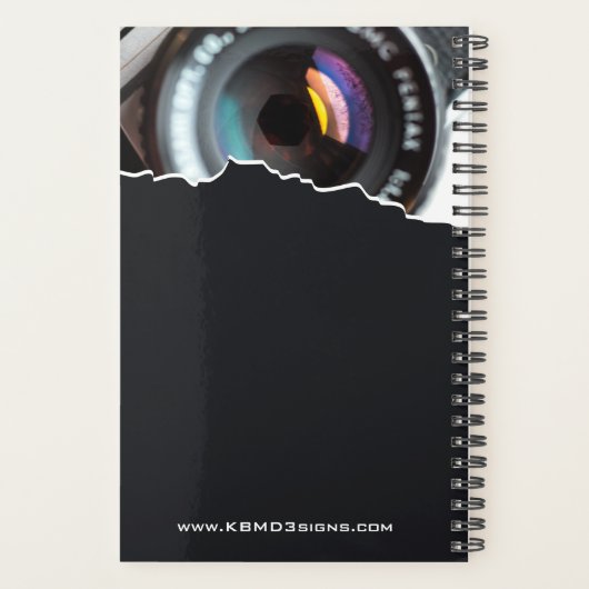 Fotograf Black Promotion Planner Planer (Rückseite)