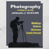 Fotograf Business Fotos Vertrauenswürdiger Flyer (Vorne/Hinten)
