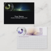 Fotograf - Business-, Schedule Card Terminkarte (Vorne/Hinten)