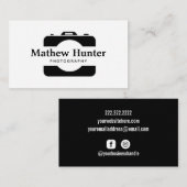 Fotograf Camera Custom Business Card Visitenkarte (Vorne/Hinten)