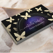 Fotograf Camera Gold Butterflies Fotografie Visitenkarte