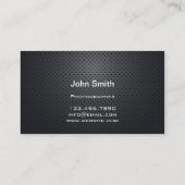 Fotograf Camera Lens & Aurora Fotografie Visitenkarte (Rückseite)