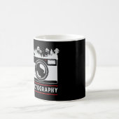 Fotograf Camera Lens Funny Gift Kaffeetasse (VorderseiteRechts)