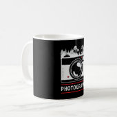 Fotograf Camera Lens Funny Gift Kaffeetasse (Vorderseite Links)
