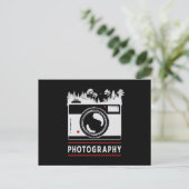 Fotograf Camera Lens Funny Gift Postkarte (Stehend Vorderseite)