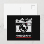 Fotograf Camera Lens Funny Gift Postkarte (Vorne/Hinten)