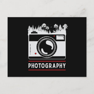 Fotograf Camera Lens Funny Gift Postkarte