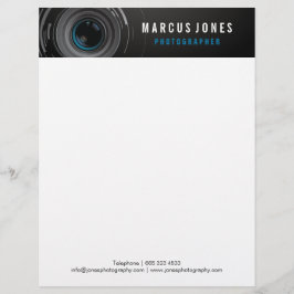Fotograf Camera Lense Branding Letterhead Briefbogen