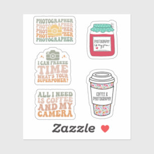 Fotograf Camera Sticker Pack, Niedlich Fotografie
