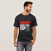 Fotograf Cameraman Shutterbug Lensman Shoot Fr T-Shirt (Vorne ganz)