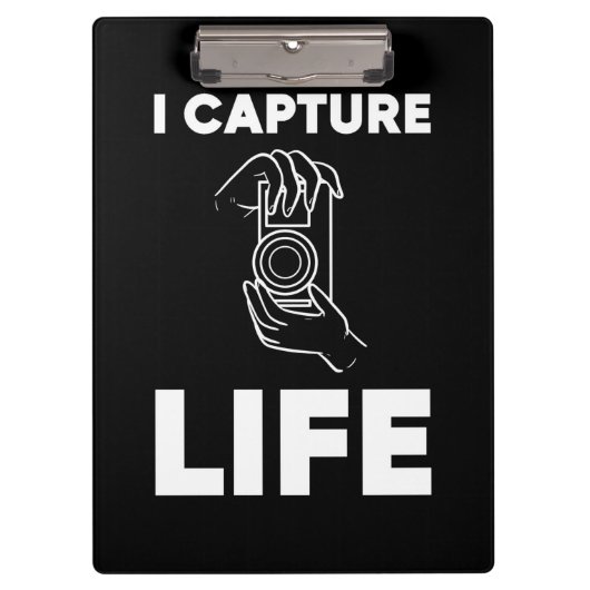 Fotograf Capture Life Klemmbrett (Vorderseite)