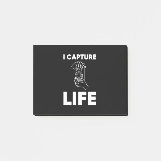 Fotograf Capture Life Post-it Klebezettel (Vorderseite)