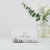 Fotograf City Skyline Luftfotografie Visitenkarte (Stehend Vorderseite)
