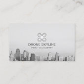 Fotograf City Skyline Luftfotografie Visitenkarte (Vorderseite)