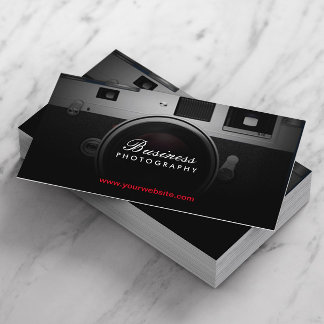 Fotograf Classic Camera Moderne Fotografie Visitenkarte