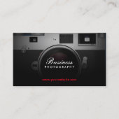 Fotograf Classic Camera Moderne Fotografie Visitenkarte (Vorderseite)