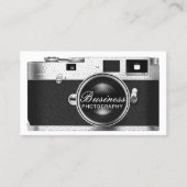 Fotograf Classic Kamera Zeichnend Fotografie Visitenkarte (Vorderseite)