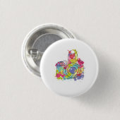 Fotograf-coole Geschenk-Fotografie Button (Vorne & Hinten)