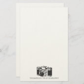 Fotograf Custom Stationery Paper Briefpapier (Vorne/Hinten)