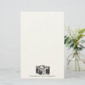 Fotograf Custom Stationery Paper Briefpapier (Stehend Vorderseite)
