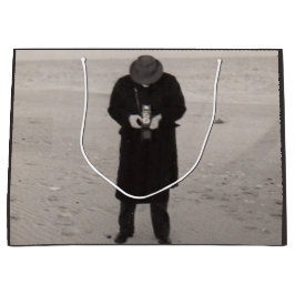 Fotograf der 40er Jahre am Strand Große Geschenktüte