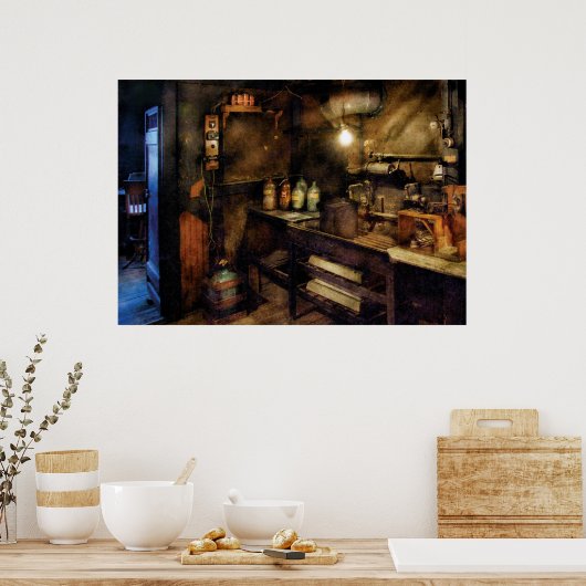 Fotograf - Der dunkle Raum Poster (Küche)