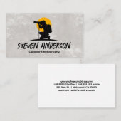 Fotograf, der Foto nimmt Visitenkarte (Vorne/Hinten)