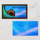 Fotograf der SLR-Kamera Visitenkarte (Vorne/Hinten)