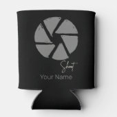 Fotograf Design Vintage Blende Retrokamera Dosenkühler (Rückseite)