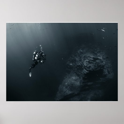 Fotograf Diver Poster (Vorne)