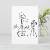 Fotograf Einladung (Stehend Vorderseite)