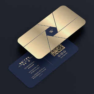 Fotograf Elegant Navy Blue Shutter Lens Visitenkarte