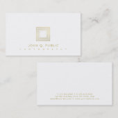 Fotograf-elegante Goldblick-Fotografie stilvoll Visitenkarte (Vorne/Hinten)