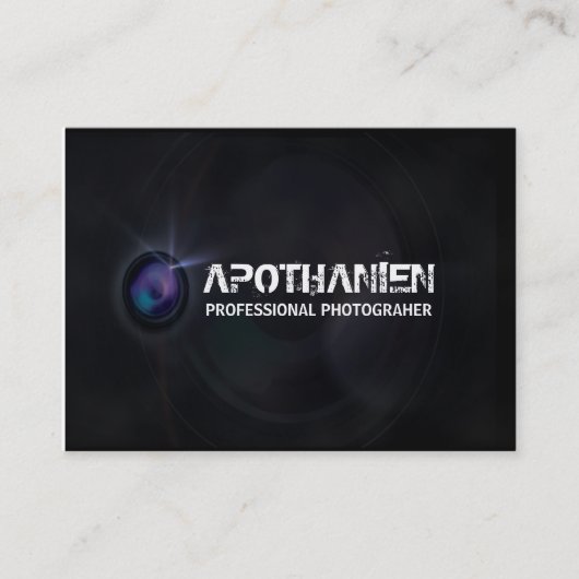 Fotograf-Entwurf Visitenkarte (Vorderseite)